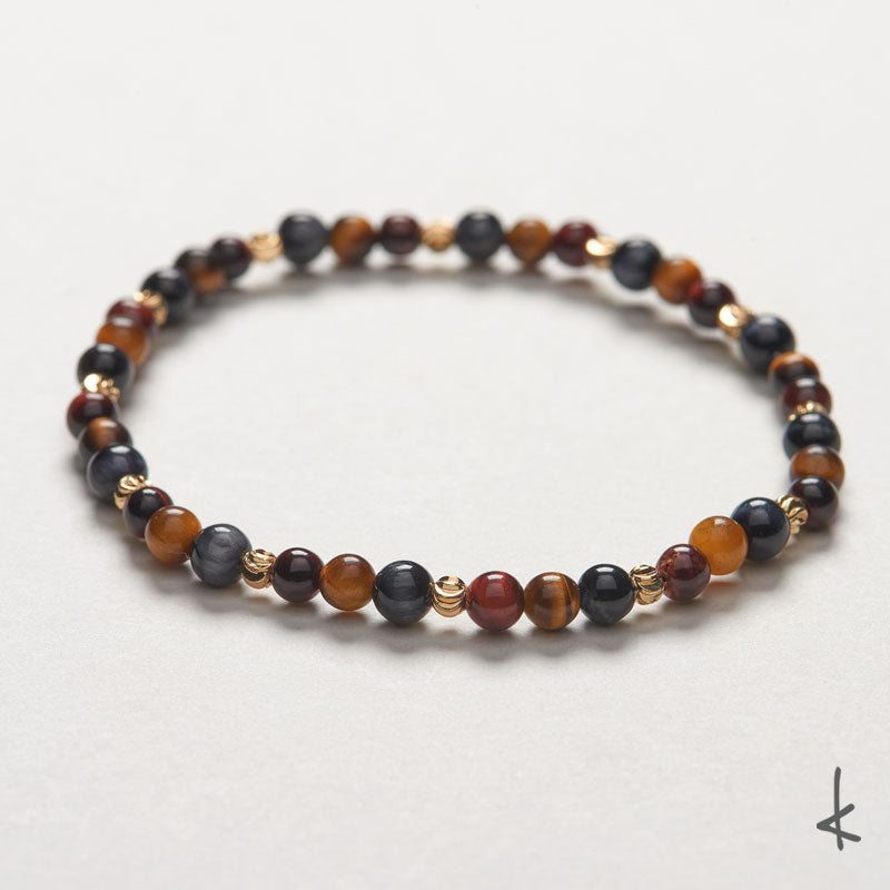 3 Colour Tiger Eye Signature Gold