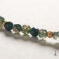 Moss Agate Eternity Gold