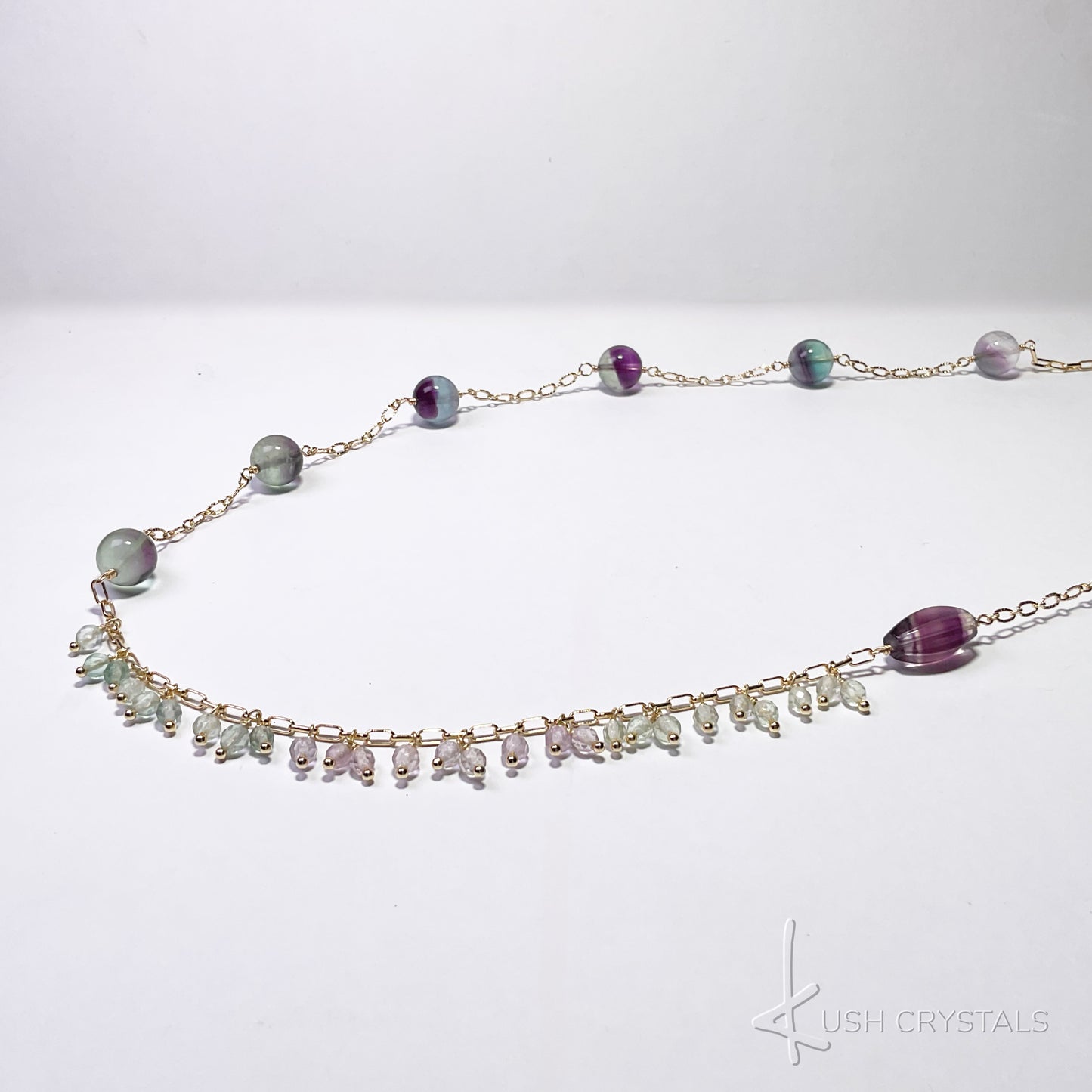 Fluorite Long Necklace