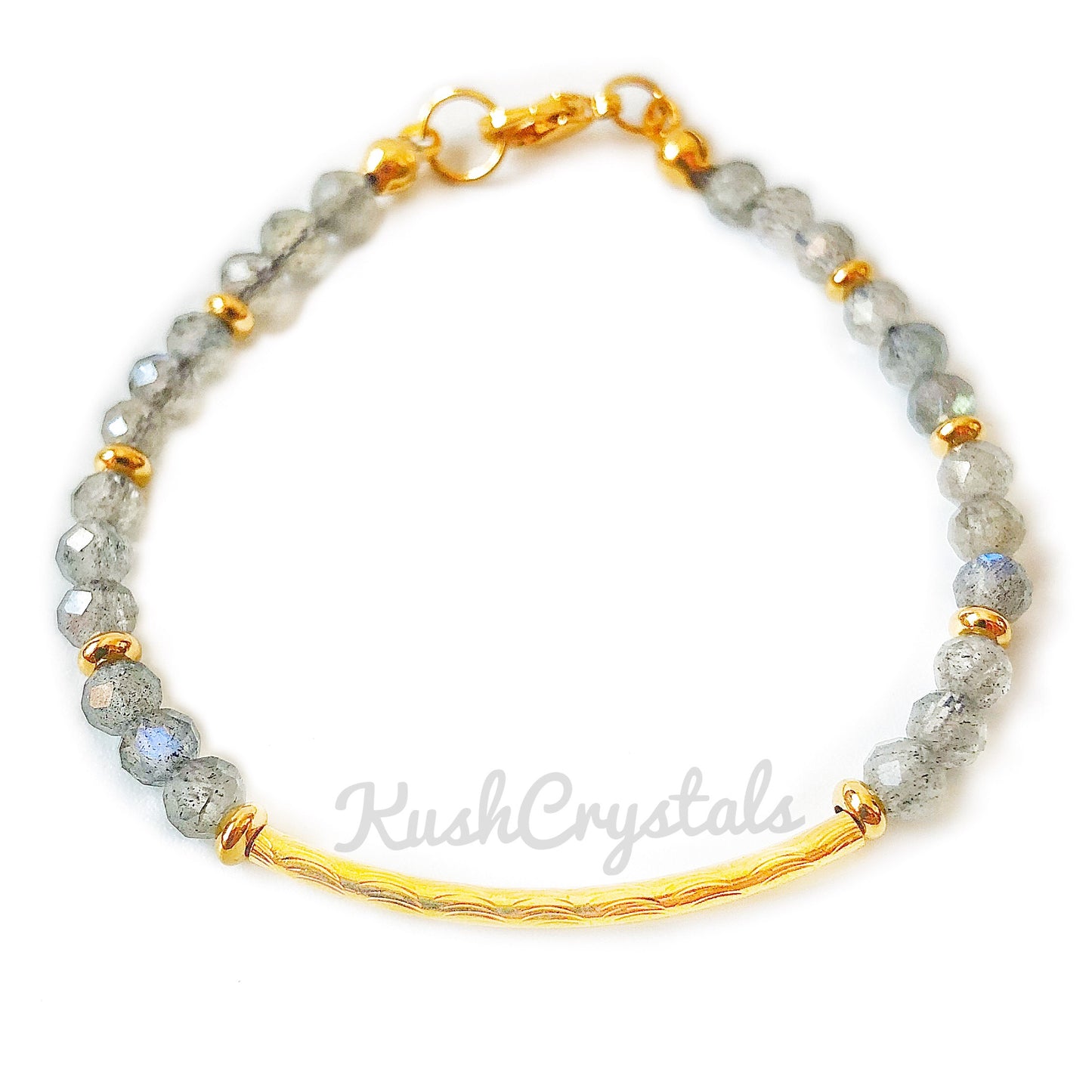 Labradorite Petite Arc Bracelet