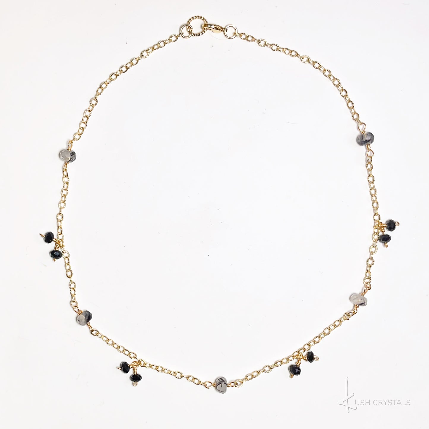 Tourmalinated Quartz Short Necklace