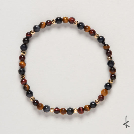 3 Colour Tiger Eye Signature Gold