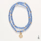 Blue Fluorite Eternity Gold