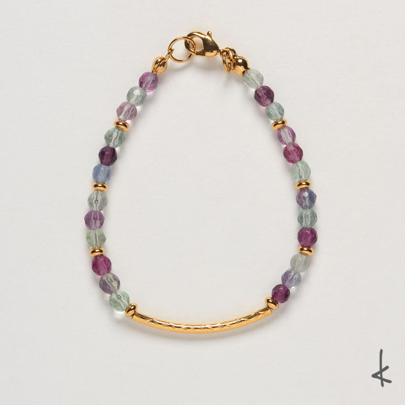 Fluorite Petite Arc Gold