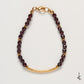 Garnet Petite Arc Gold