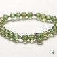 Green Apatite Bubbles Gold