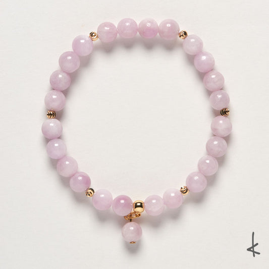 Kunzite Bubbles Gold