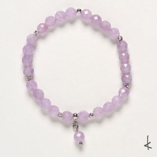 Lavendar Amethyst Bubbles Gold