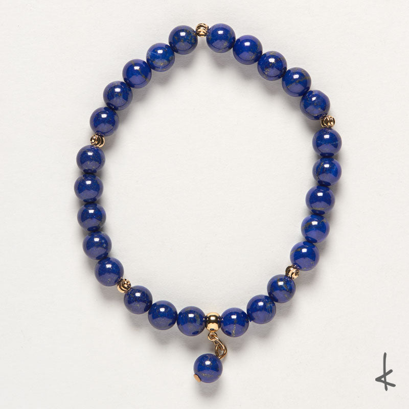 Lapis Lazuli Bubbles Gold