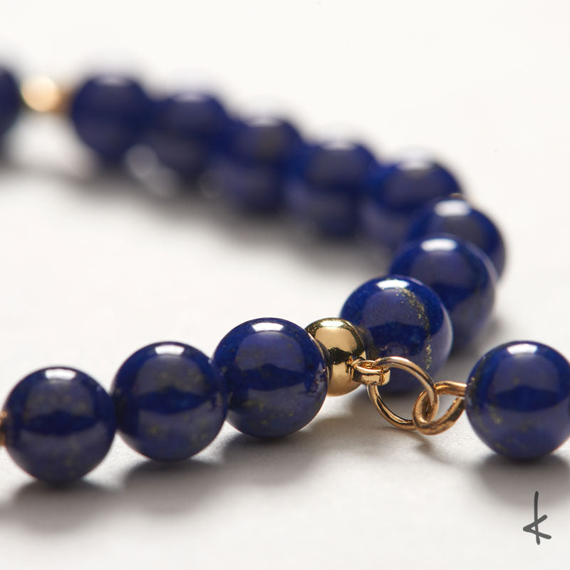 Lapis Lazuli Bubbles Gold