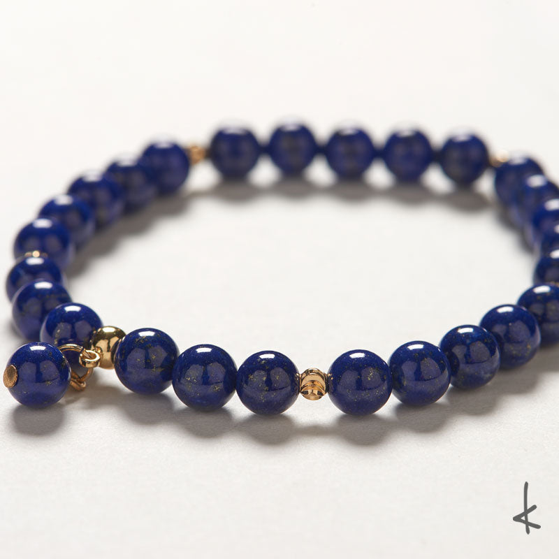 Lapis Lazuli Bubbles Gold