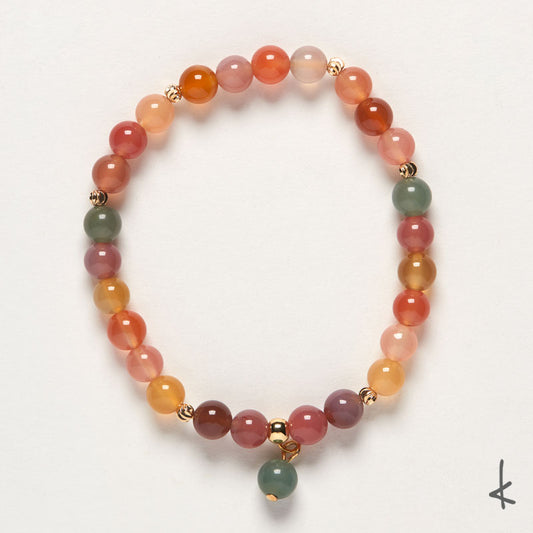 Yan Yuan Agate Bubbles Gold