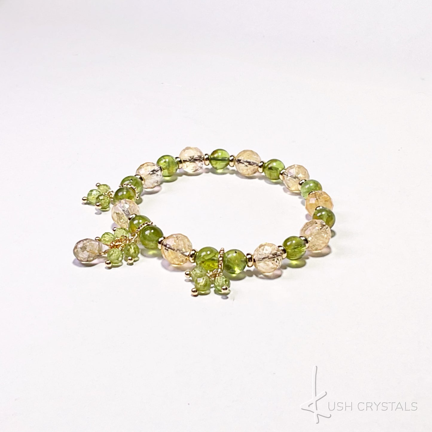 Citrine Peridot Glamour Bracelet