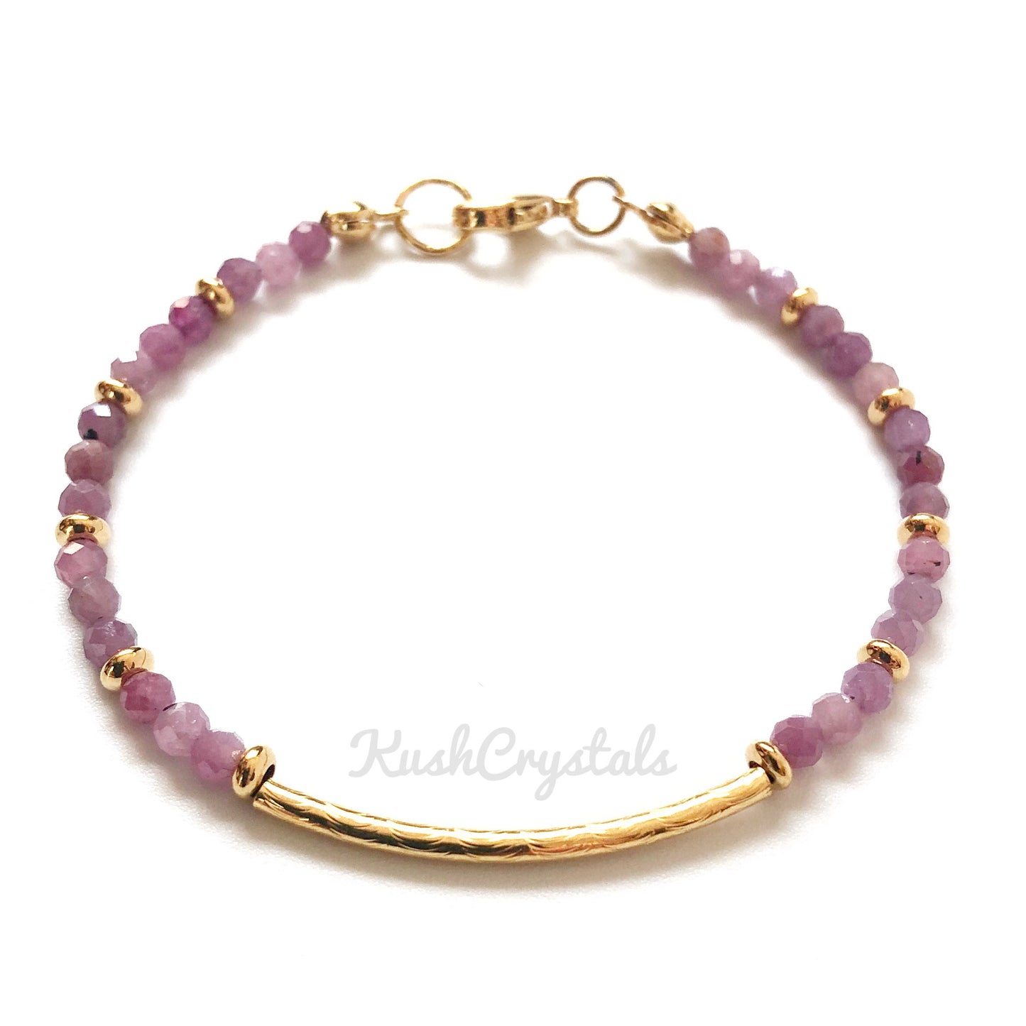 Ruby Petite Arc Bracelet