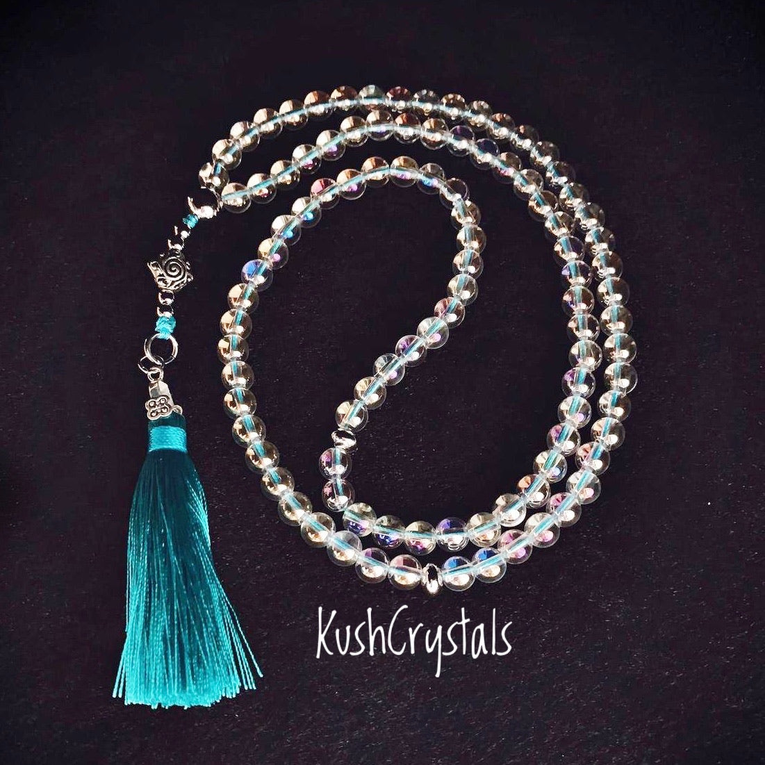 Aura Quartz Mala