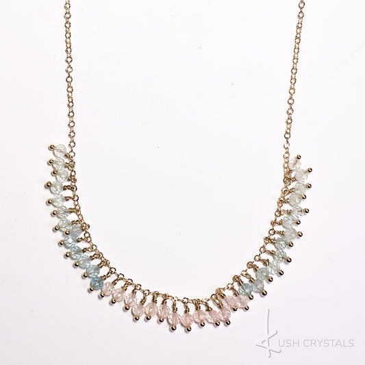 Beryl Drops Choker Necklace
