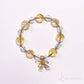 Citrine Clear Quartz Glamour Bracelet