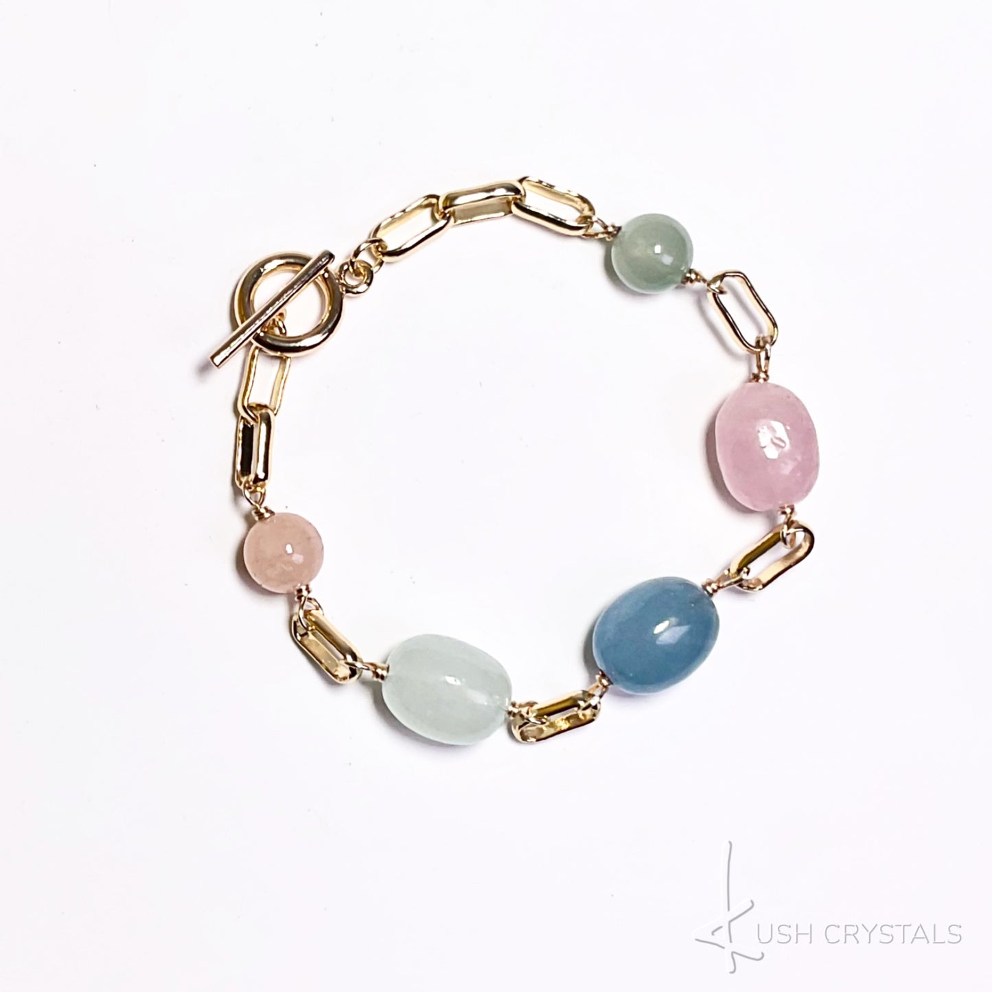 Beryl Nugget Toggle Bracelet NEW