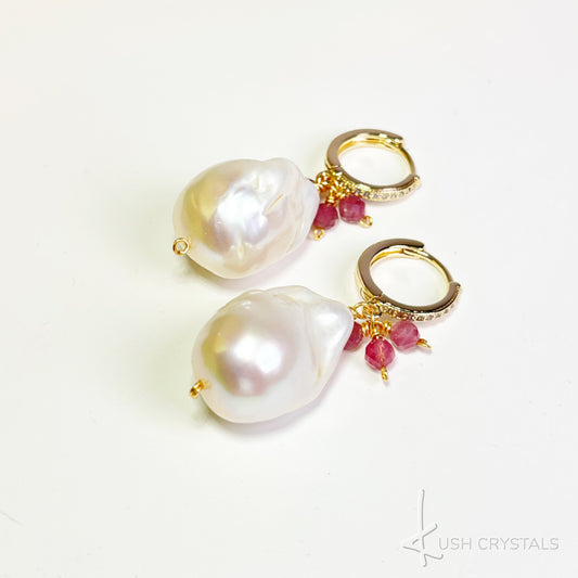 Baroque Pearl Drop Earrings