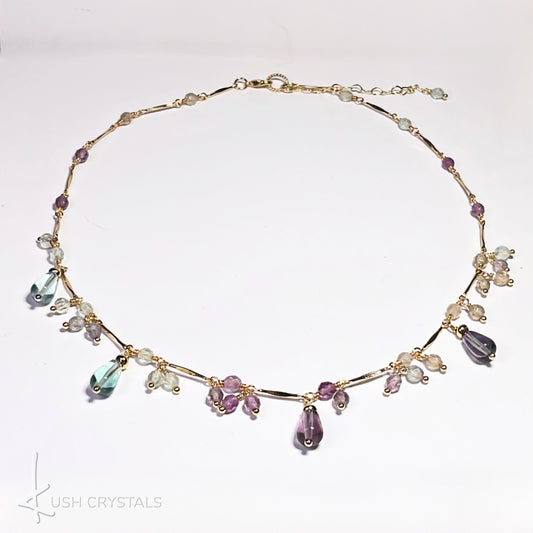 Fluorite Short necklace