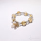 Citrine Clear Quartz Glamour Bracelet